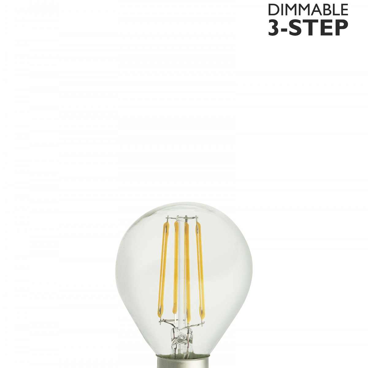Bec LED dimabil L117, E14, 4.5cm, lumină caldă