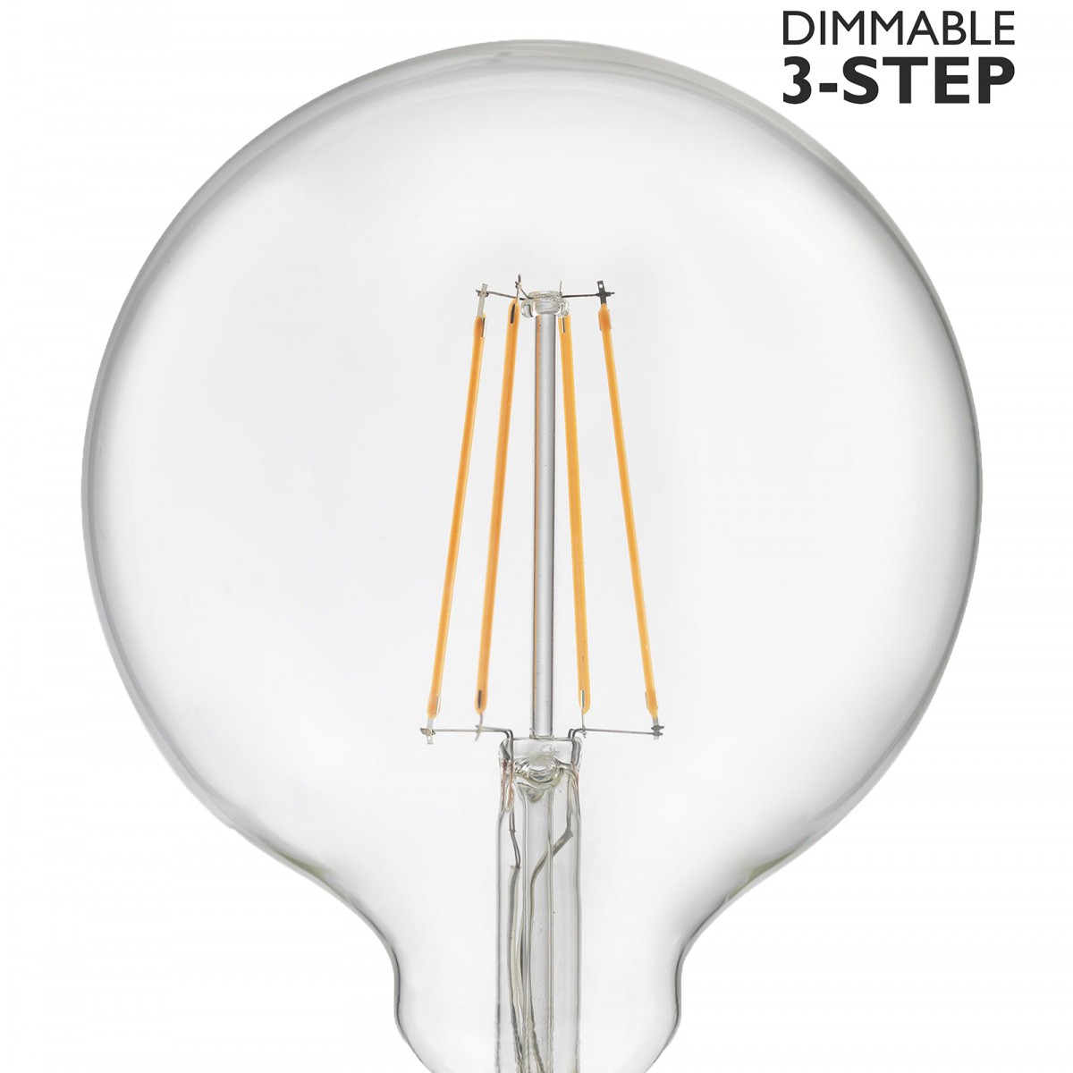 Bec LED dimabil L111, E27, 12.5cm, lumină caldă