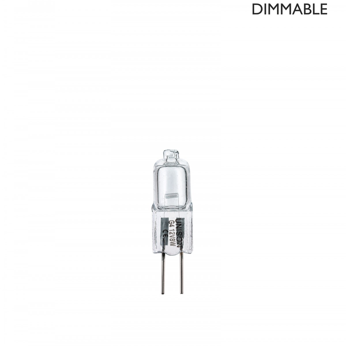 Pachet două becuri cu halogen, dimabil E58, G4, 0.8cm