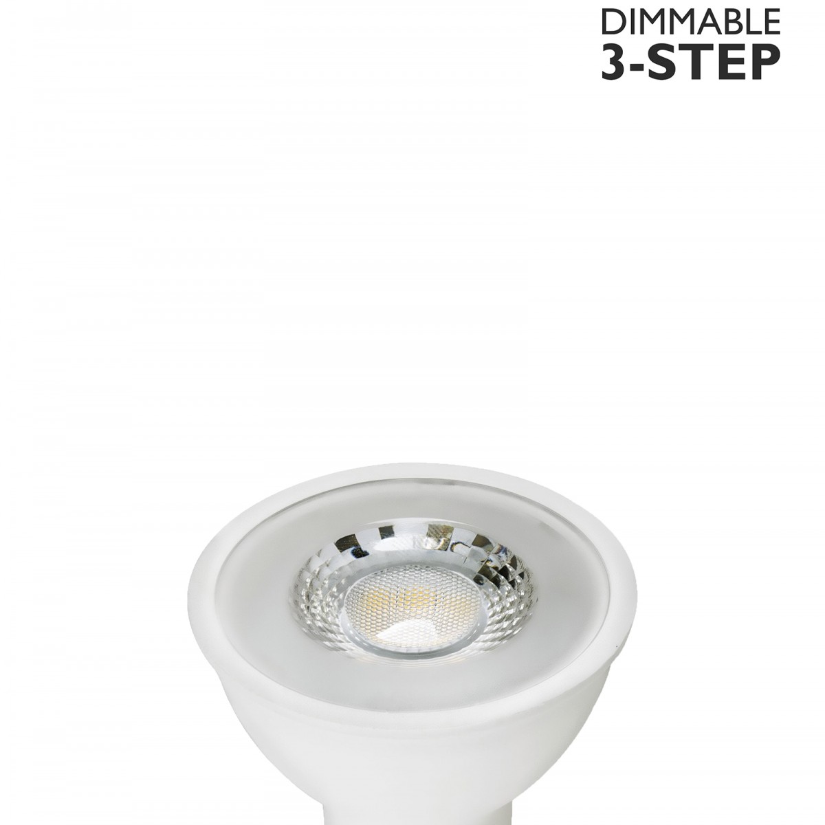 Bec LED dimabil L119, GU10, 5cm, lumină caldă