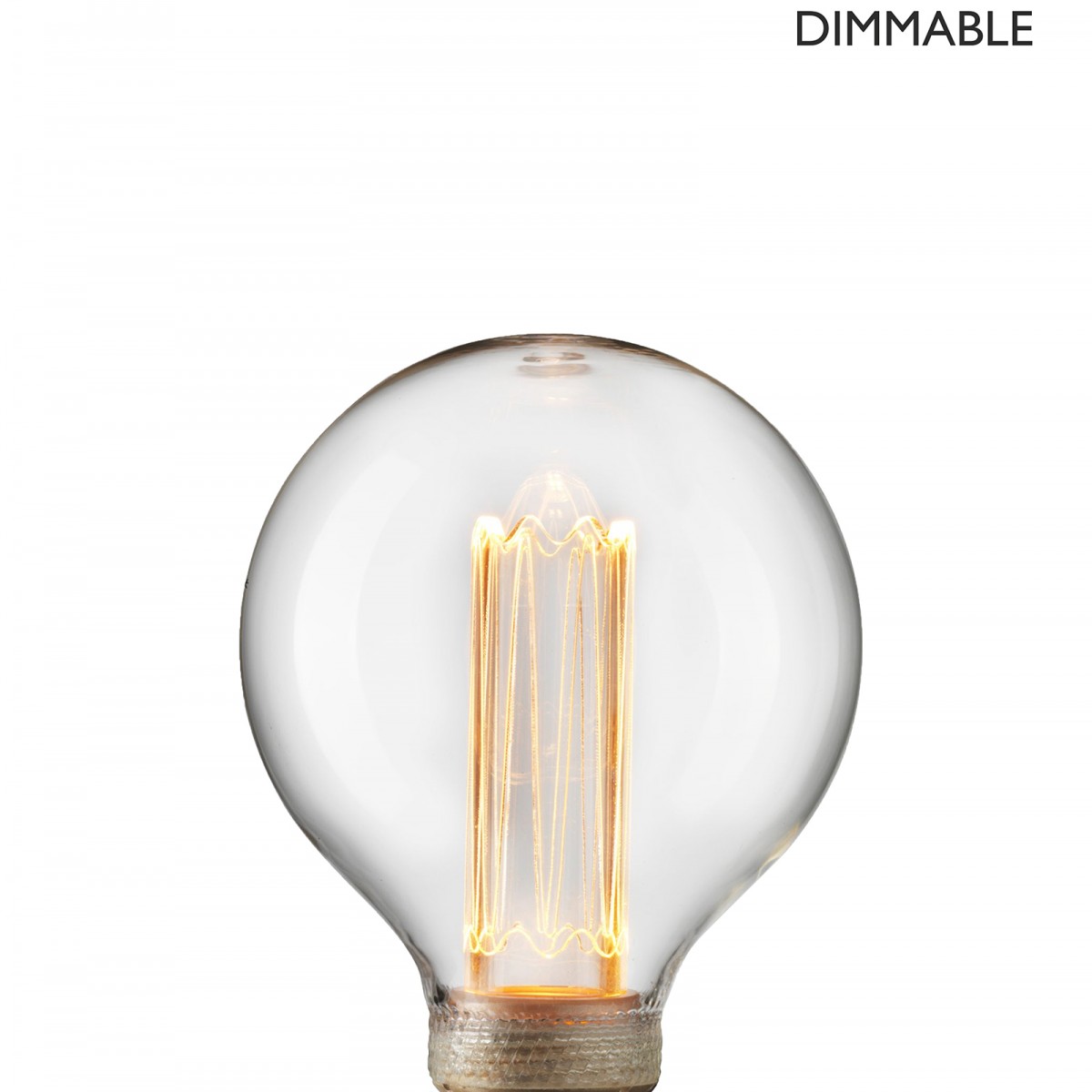 Bec Laser LED filament dimabil L210, E27, 9.5cm, lumină caldă