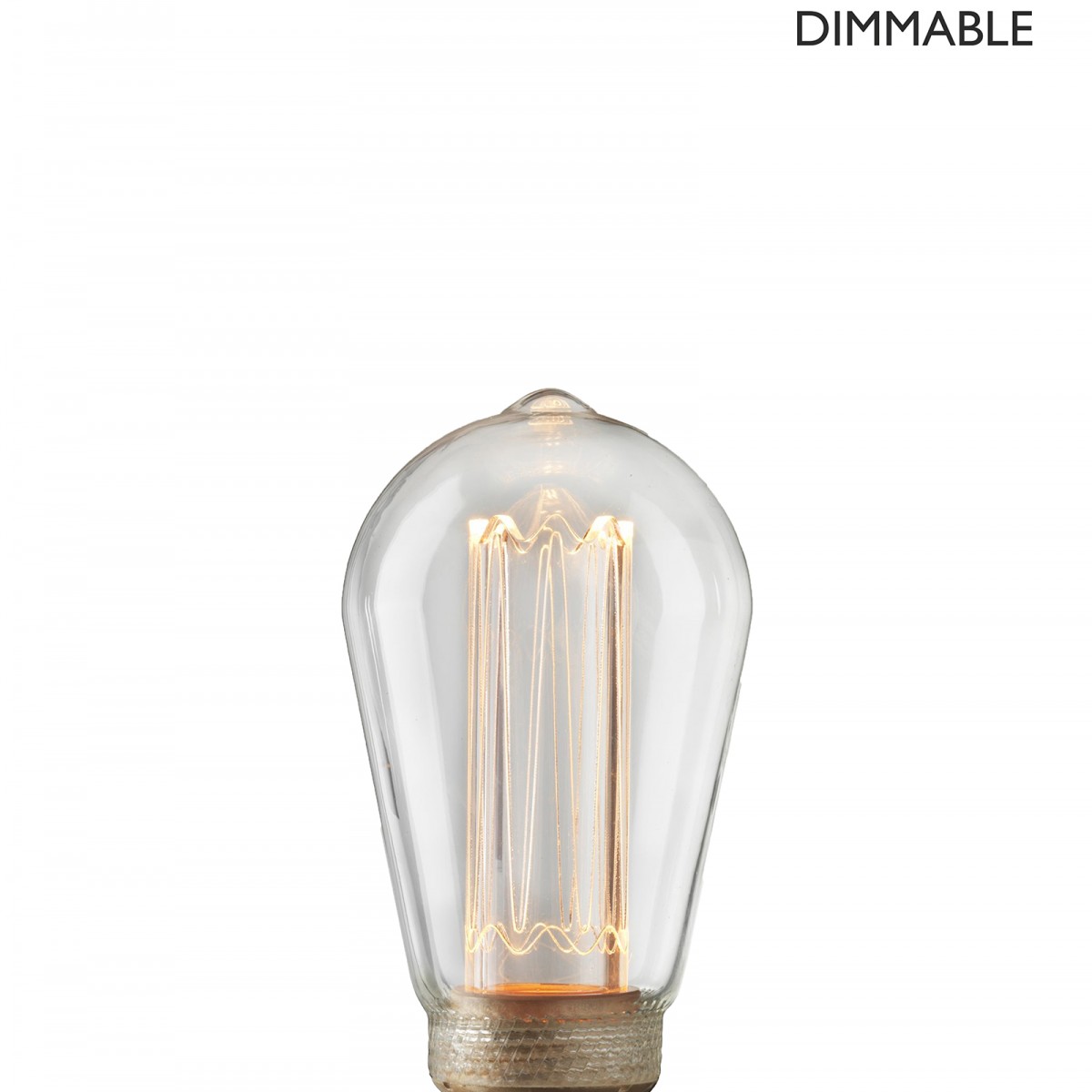 Bec Laser LED filament dimabil L212, E27, 6.4cm, lumină caldă