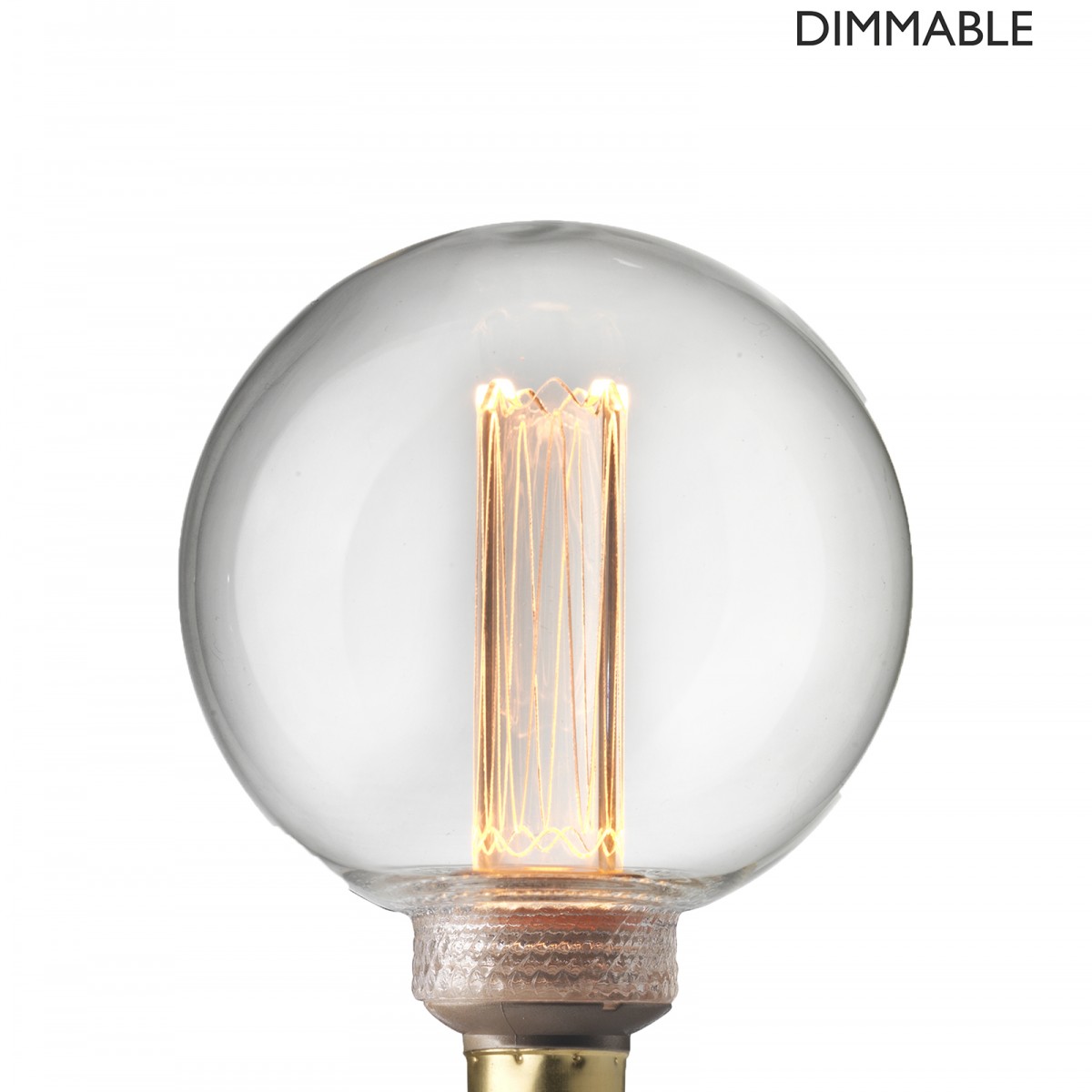 Bec Laser LED filament dimabil L213, E14, 8cm, lumină caldă