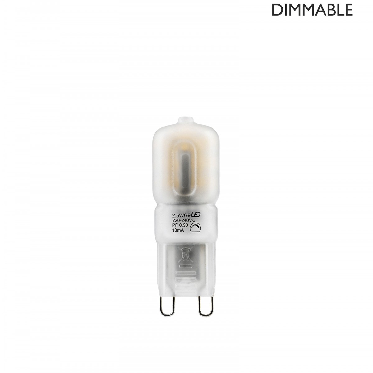 Bec LED dimabil L54, G9, 1cm, lumină caldă