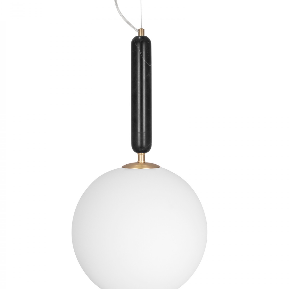 Lampă suspendată Torrano din marmură albă/verde/maro, 15/30cm diametru Globen