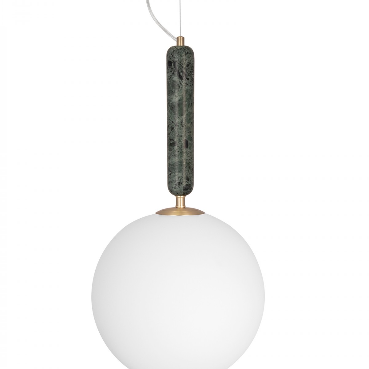 Lampă suspendată Torrano din marmură albă/verde/maro, 15/30cm diametru Globen