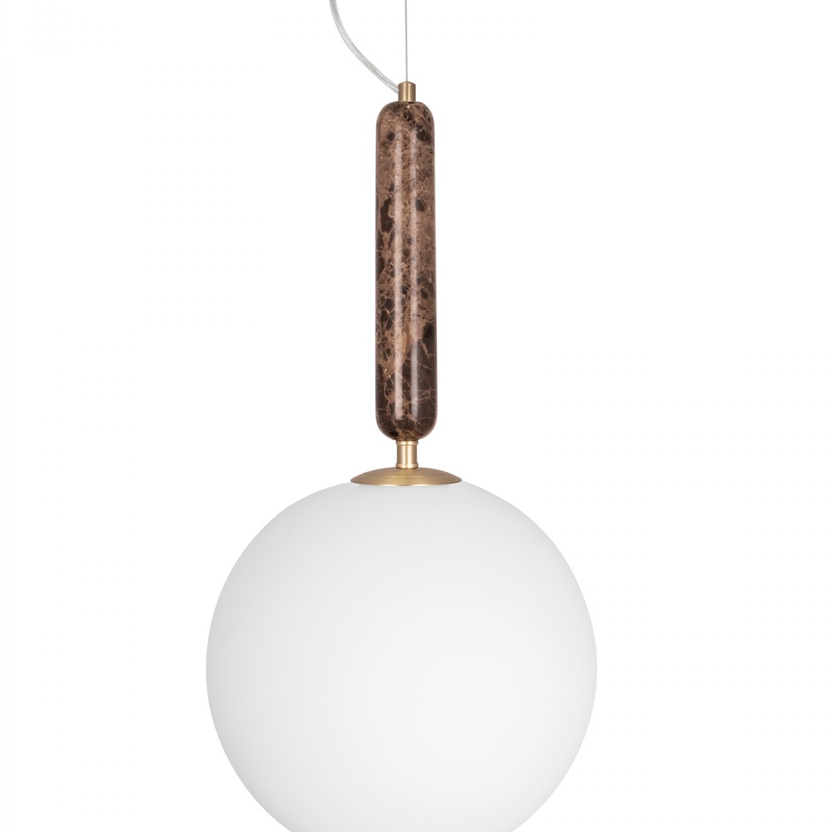 Lampă suspendată Torrano din marmură albă/verde/maro, 15/30cm diametru Globen
