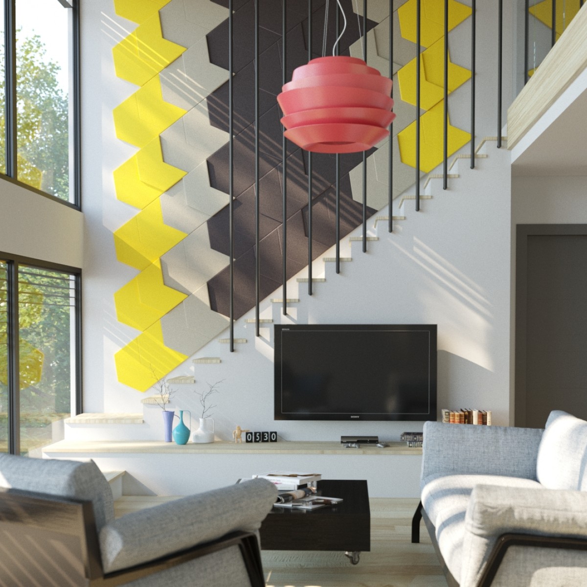 Panou decorativ din burete O!Bubble Insignia