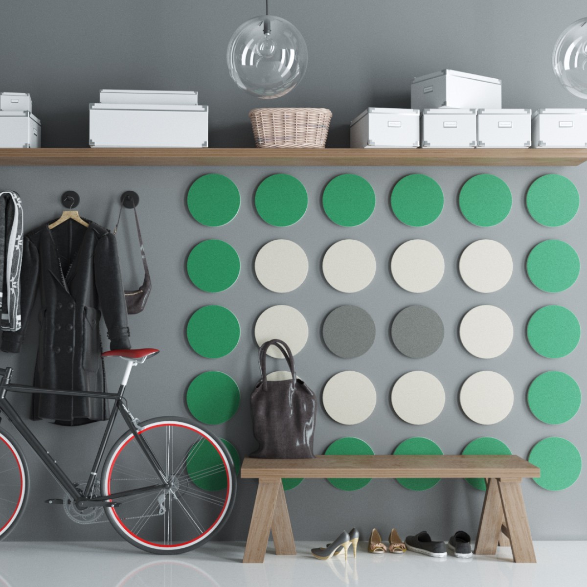 Panou decorativ din burete O!Bubble Point