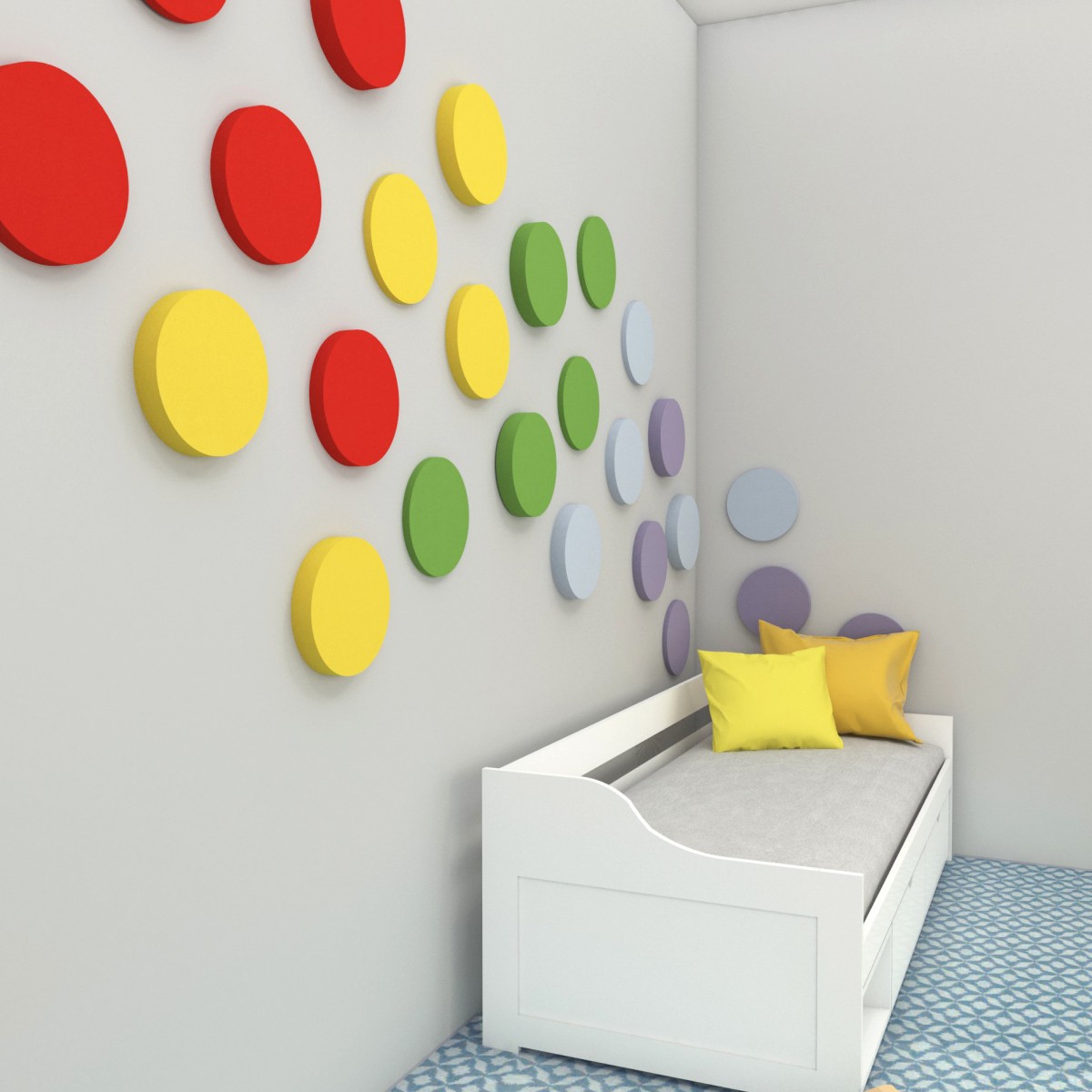 Panou decorativ din burete O!Bubble Point