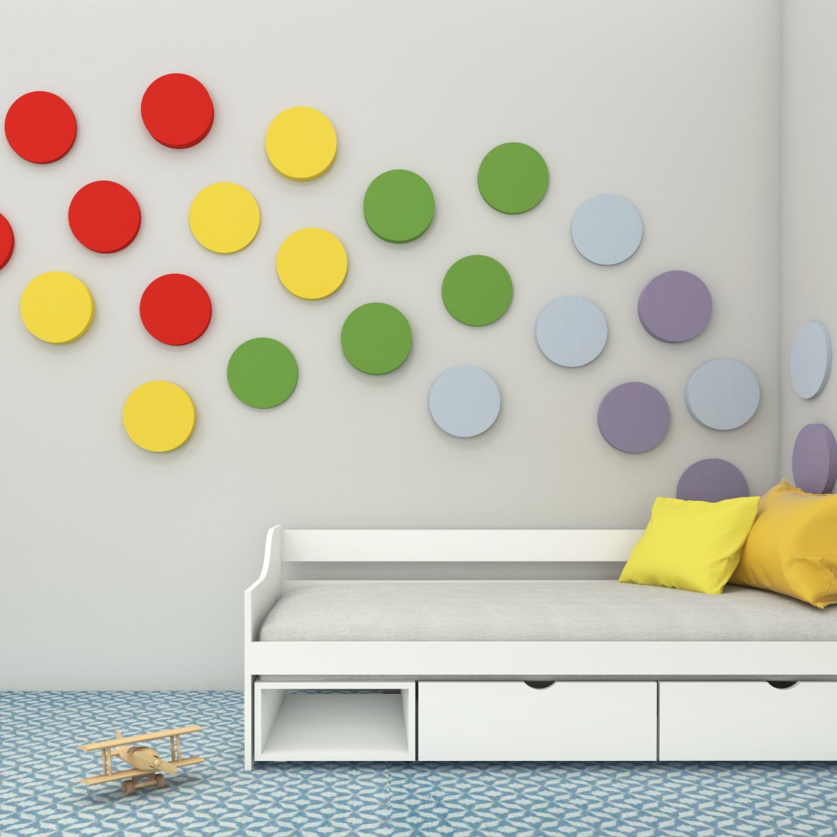 Panou decorativ din burete O!Bubble Point