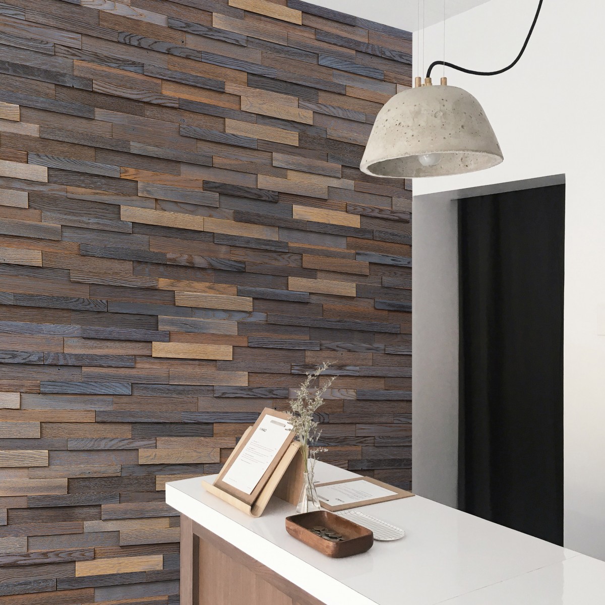 Panouri decorative din lemn de stejar, Brick Timeless