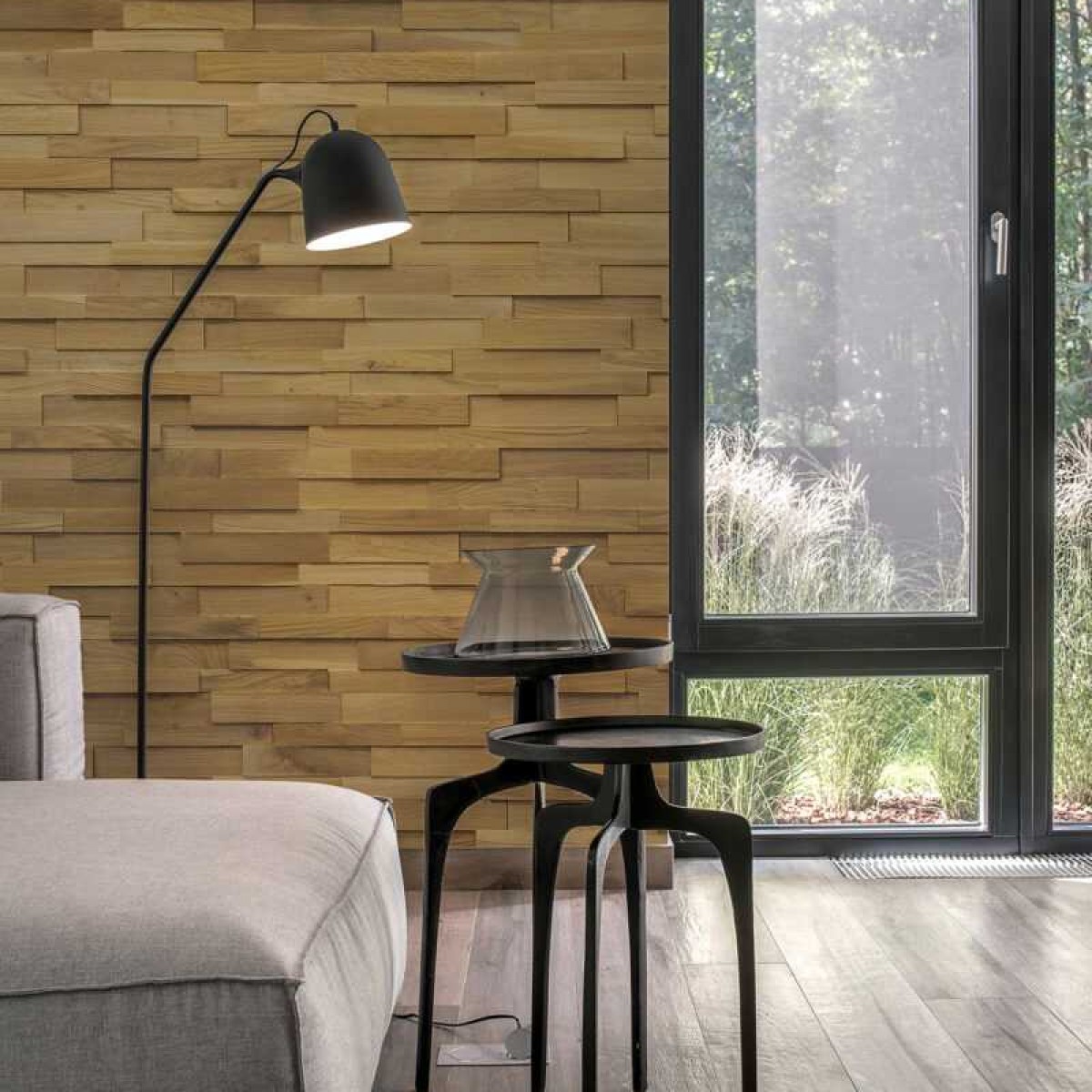 Panouri decorative din lemn de stejar, Brick Serene