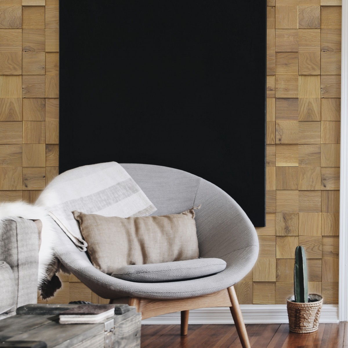 Panouri decorative din lemn de stejar, Solid Stillness