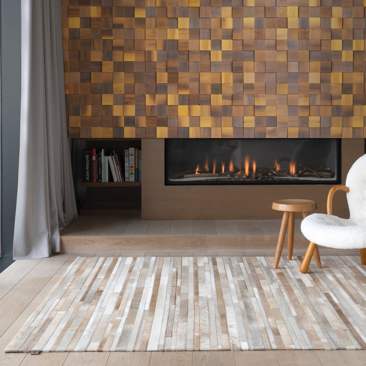 Panouri decorative din lemn de frasin, Solid Aurora