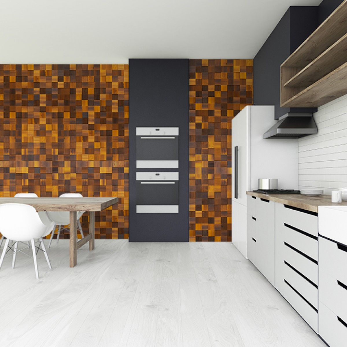 Panouri decorative din lemn de frasin, Solid Autumn