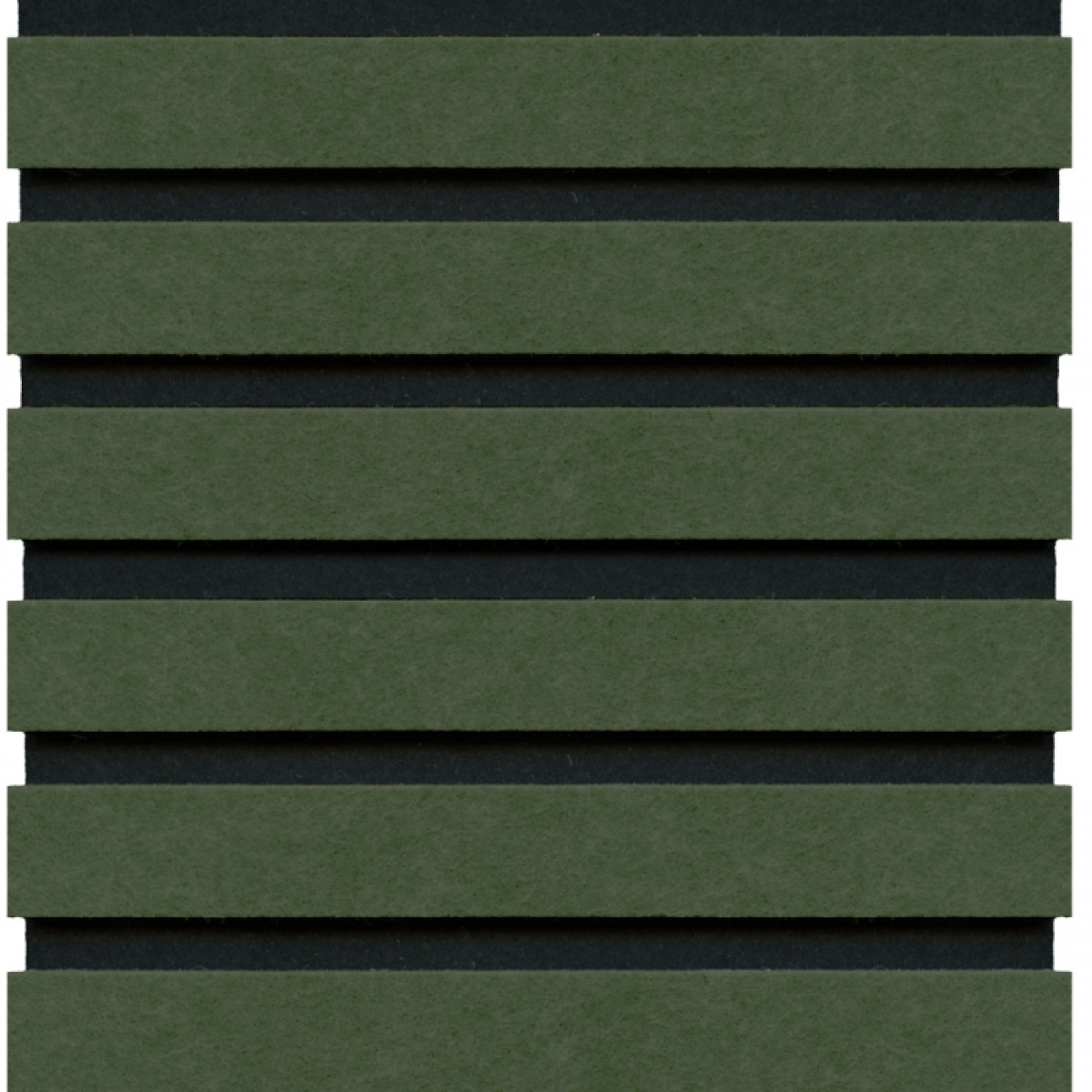 Panou riflat fonoabsorbant din fetru, Green, 240x60 cm, Panouri decorative riflate (riflaje), Panouri decorative 