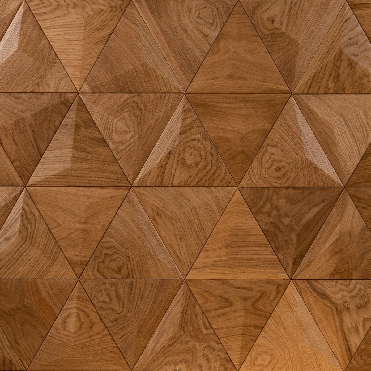 Panouri decorative 3D din lemn de stejar Pyramid, Panouri decorative din lemn, Panouri decorative