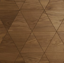 Panouri decorative 3D din lemn de stejar Triangle Flat
