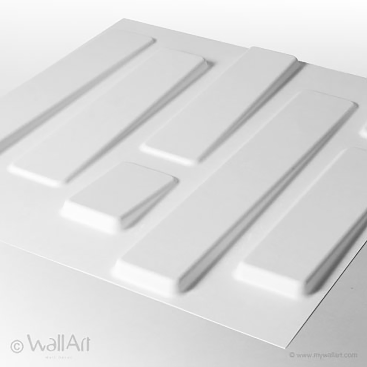 Panouri decorative 3D Bricks WallArt, 12 placi 50x50cm