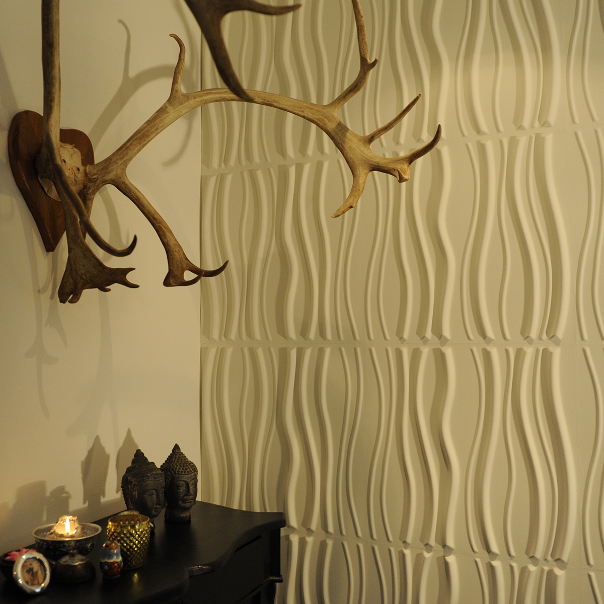 Panouri decorative 3D Sands WallArt, 12 placi 50x50cm