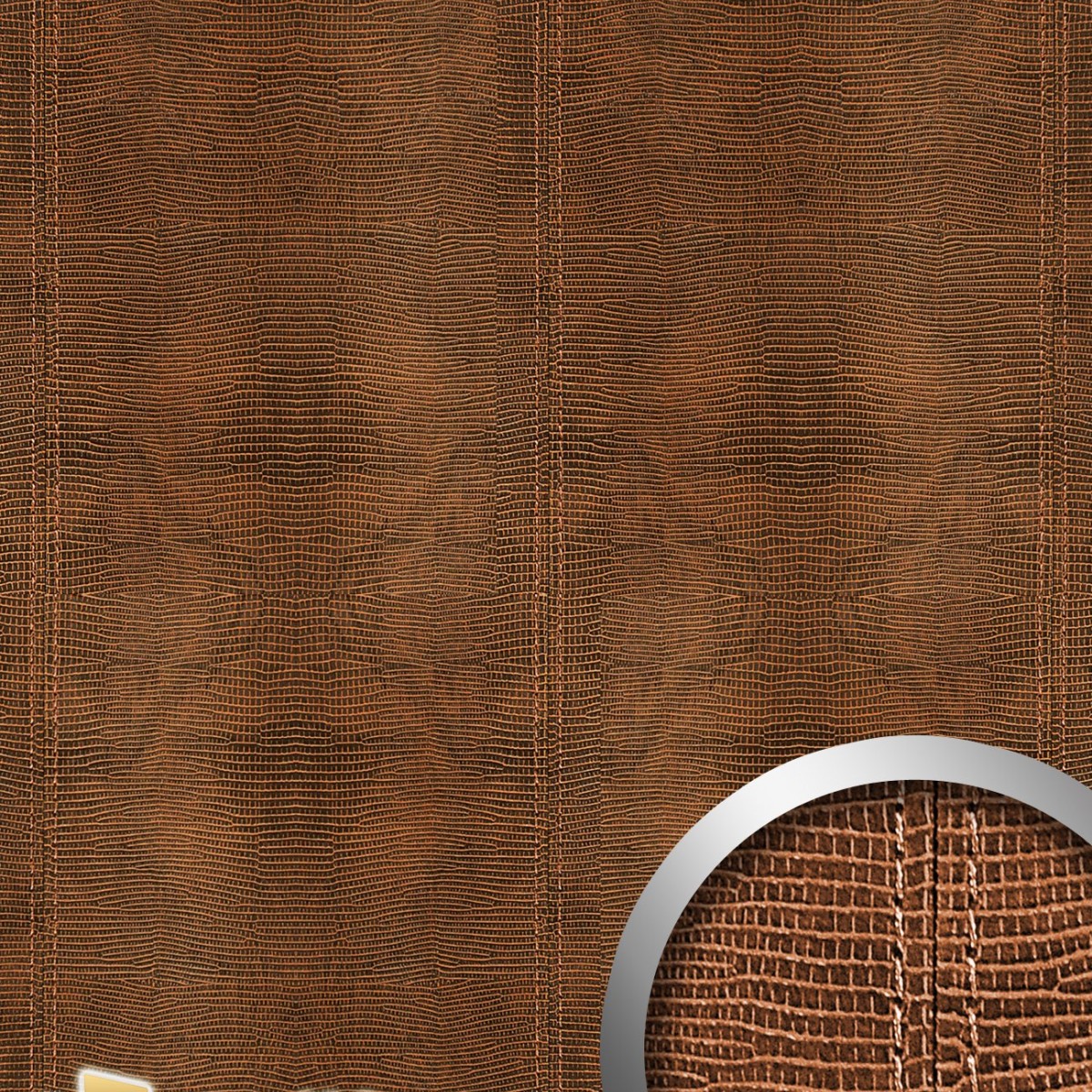 Panou decorativ LEATHER 15008, WallFace, autocolant