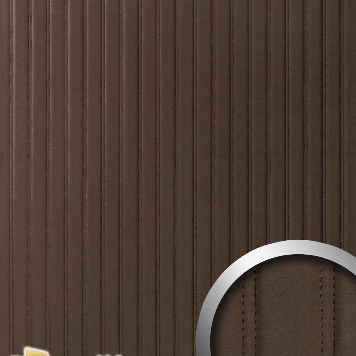 Panou decorativ LEATHER 18603, WallFace, autocolant