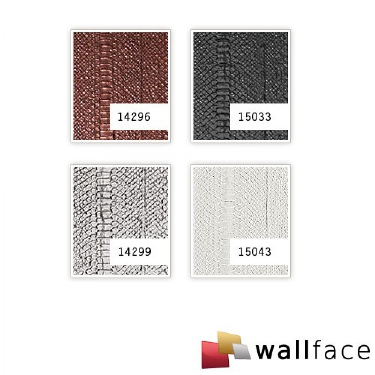 Panou decorativ LEATHER 14299, WallFace, autocolant