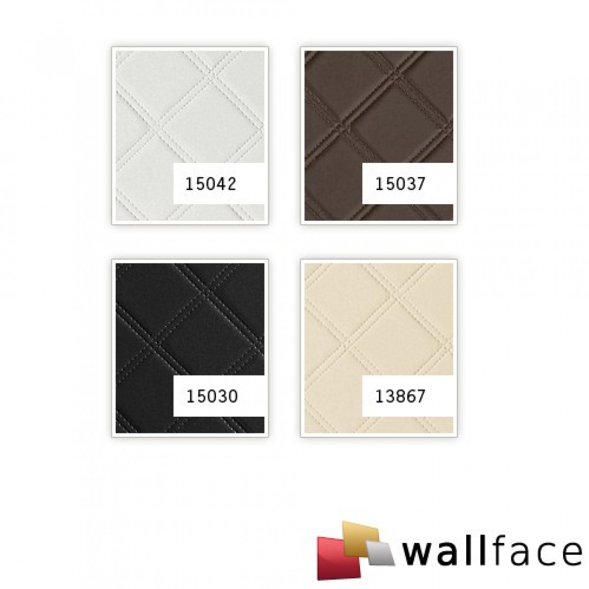 Panou decorativ LEATHER 15037, WallFace, autocolant