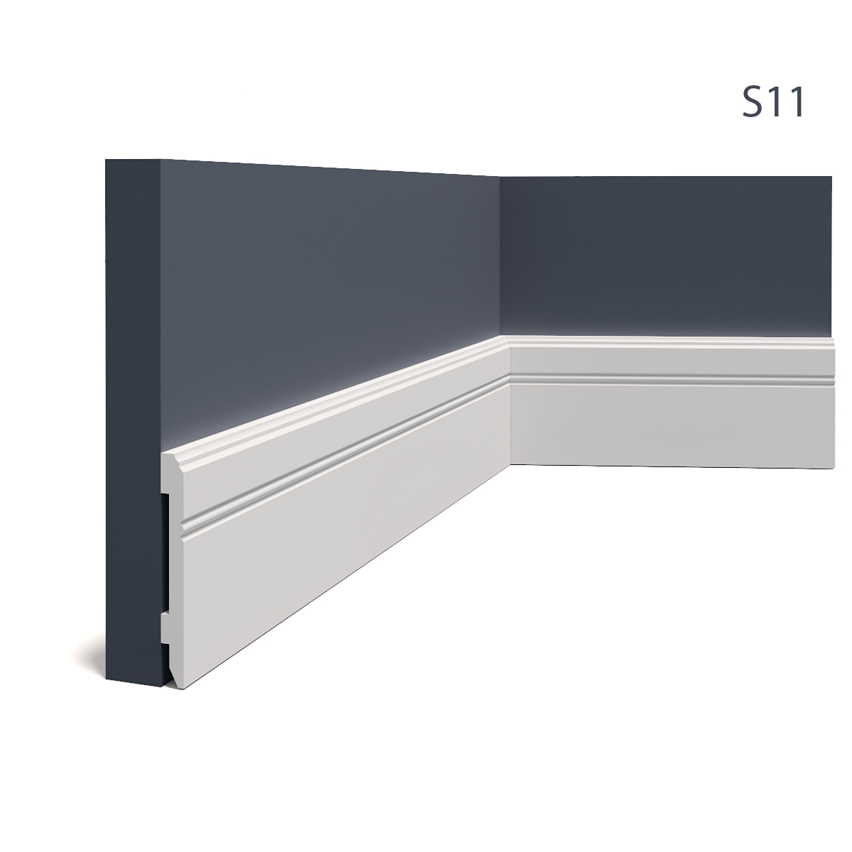 Plinta S11, Dimensiuni: 200 X 10.8 X 1.2 cm, Plinte decorative