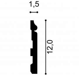 Plinta S14, Dimensiuni: 200 X 12 X 1.5 cm