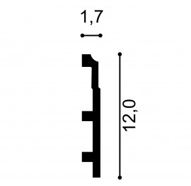 Plinta S22, Dimensiuni: 200 X 12 X 1.7 cm