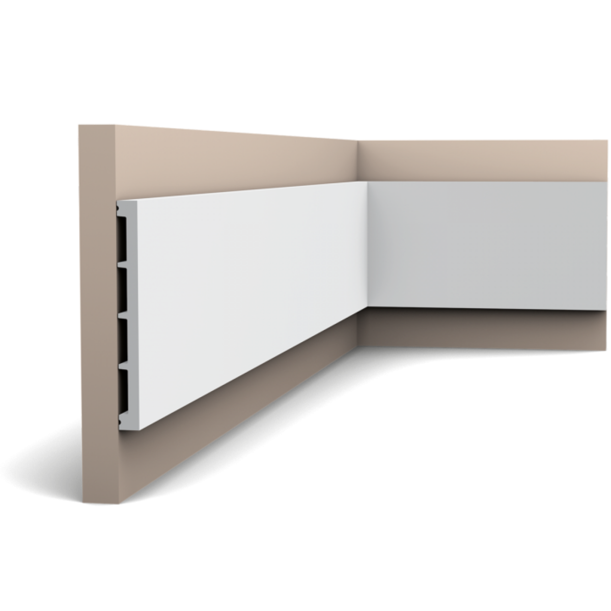 Plinta Duropolimer SX168, Dimensiuni: L 200 x H 15.1 x W 1.4 cm Duropolymer® , Orac Decor