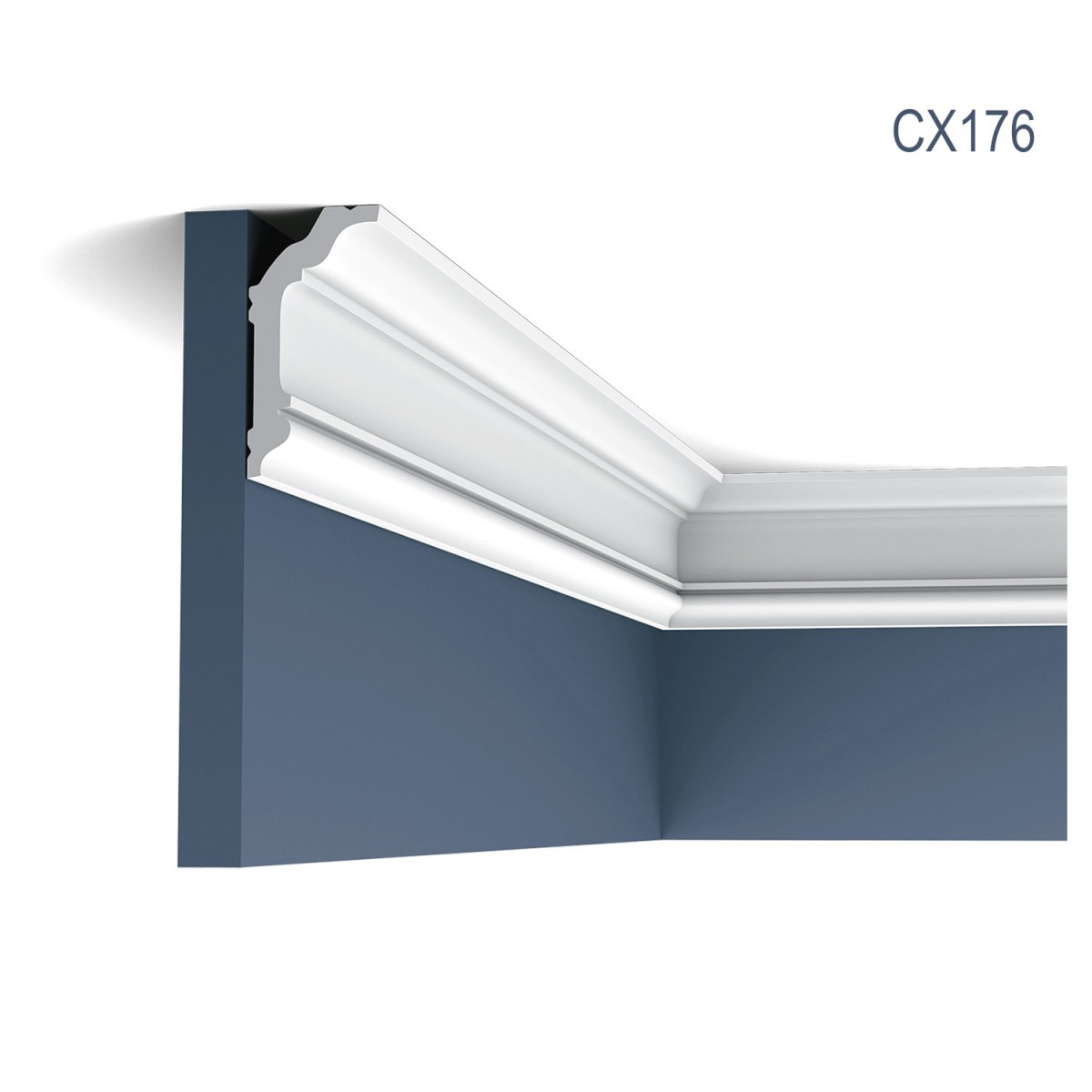 Cornisa AXXENT CX176, Dimensiuni: 200 X 4 X 8 cm, Orac Decor