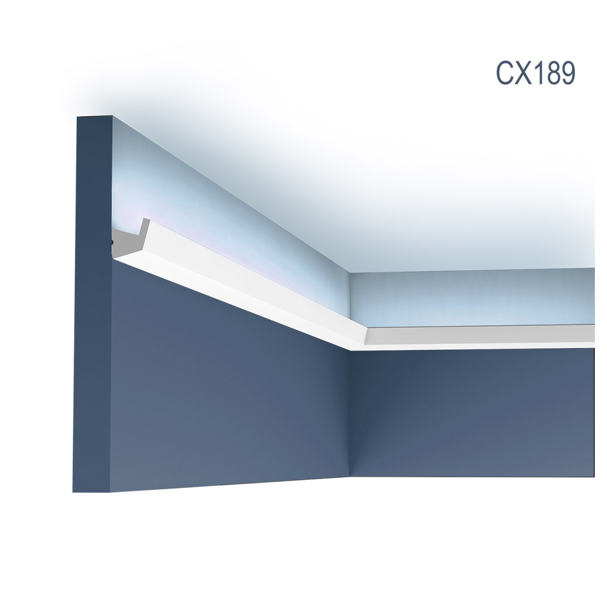 Cornisa Axxent CX189, Dimensiuni: 200 X 2.7 X 2.7 cm, Orac Decor