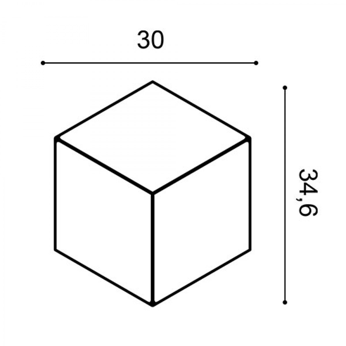 Panel Modern W105, Dimensiuni: 30 X 34.6 X 3 cm, Orac Decor
