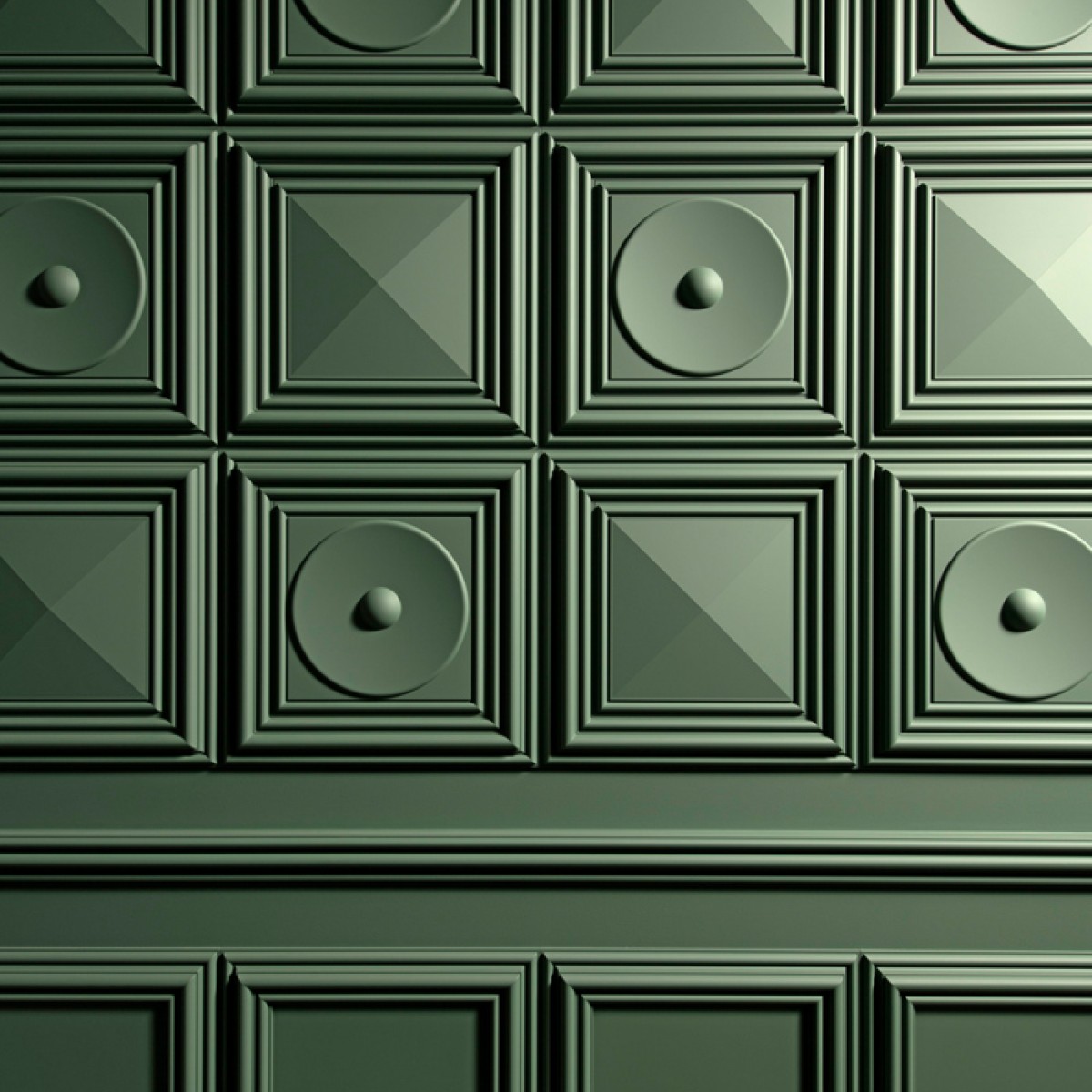 Panel Modern W122, Dimensiuni: 33.3 X 33.3 X 2.6 cm, Orac Decor