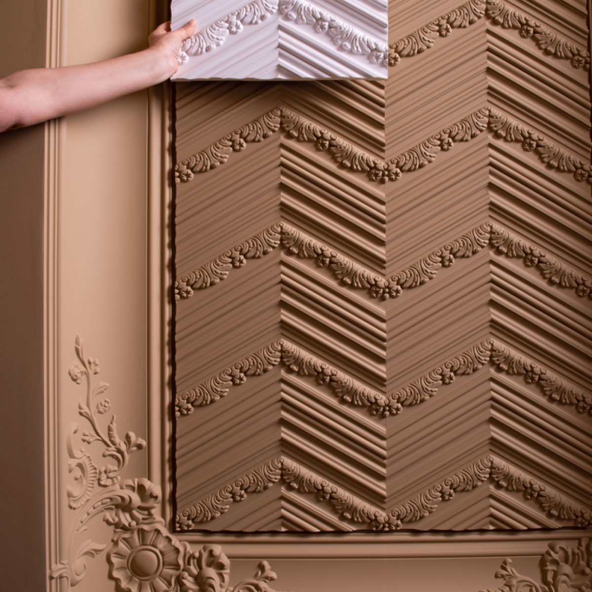 Panel Modern W130, Dimensiuni: 200 X 40 X 1.9 cm, Orac Decor