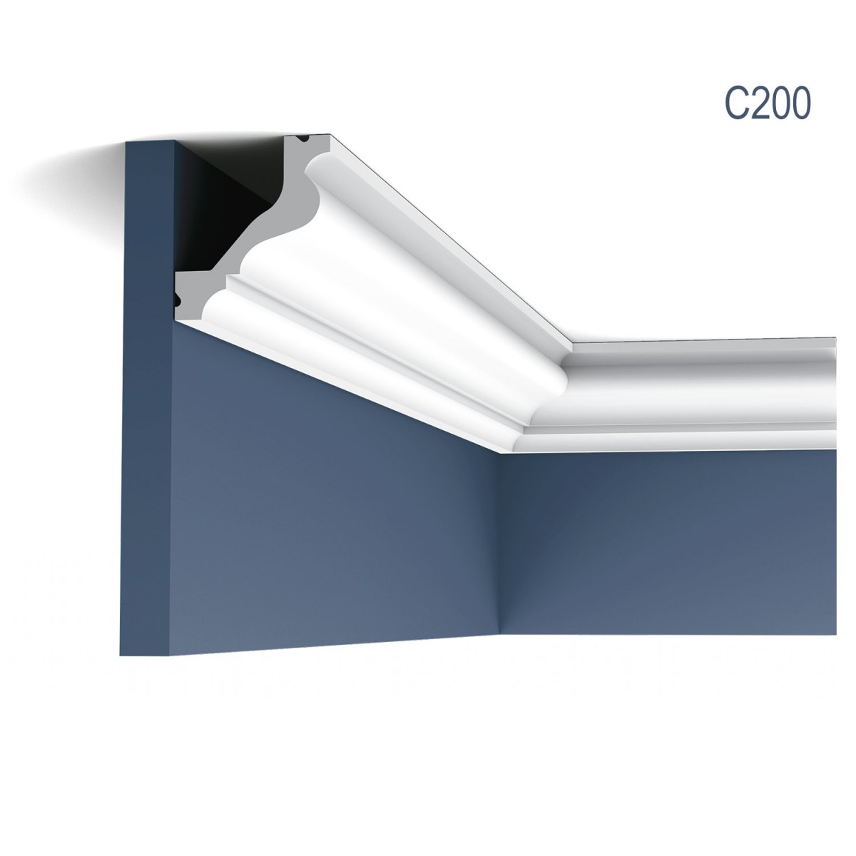 Cornisa Luxxus C200, Dimensiuni: 200 X 6.5 X 5.7 cm, Orac Decor