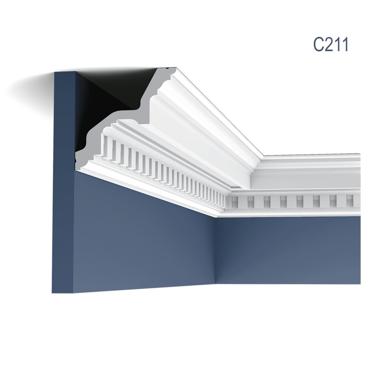 Cornisa Luxxus C211, Dimensiuni: 200 X 11.6 X 11.2 cm, Orac Decor