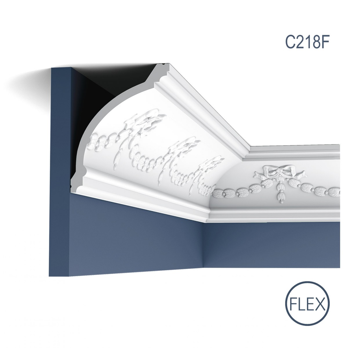 Cornisa Flex Luxxus C218F, Dimensiuni: 200 X 15 X 12 cm, Orac Decor