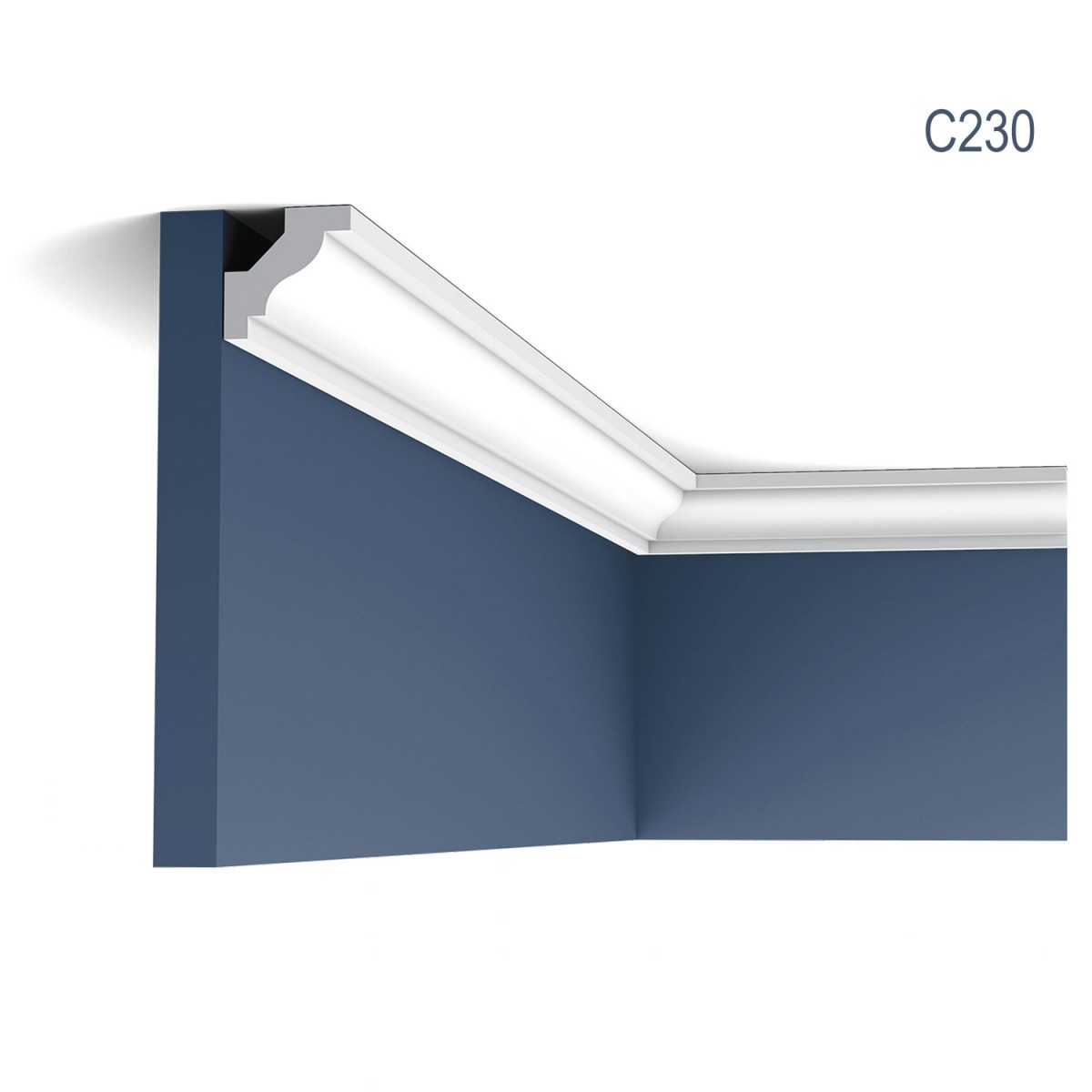 Cornisa Luxxus C230, Dimensiuni: 200 X 2.9 X 2.9 cm, Orac Decor