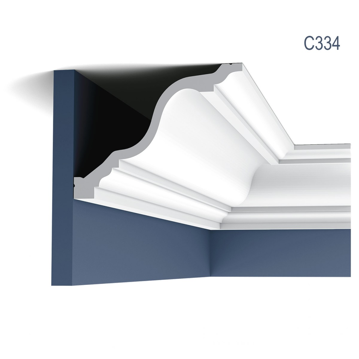 Cornisa Luxxus C334, Dimensiuni: 200 X 15 X 19.6 cm, Orac Decor