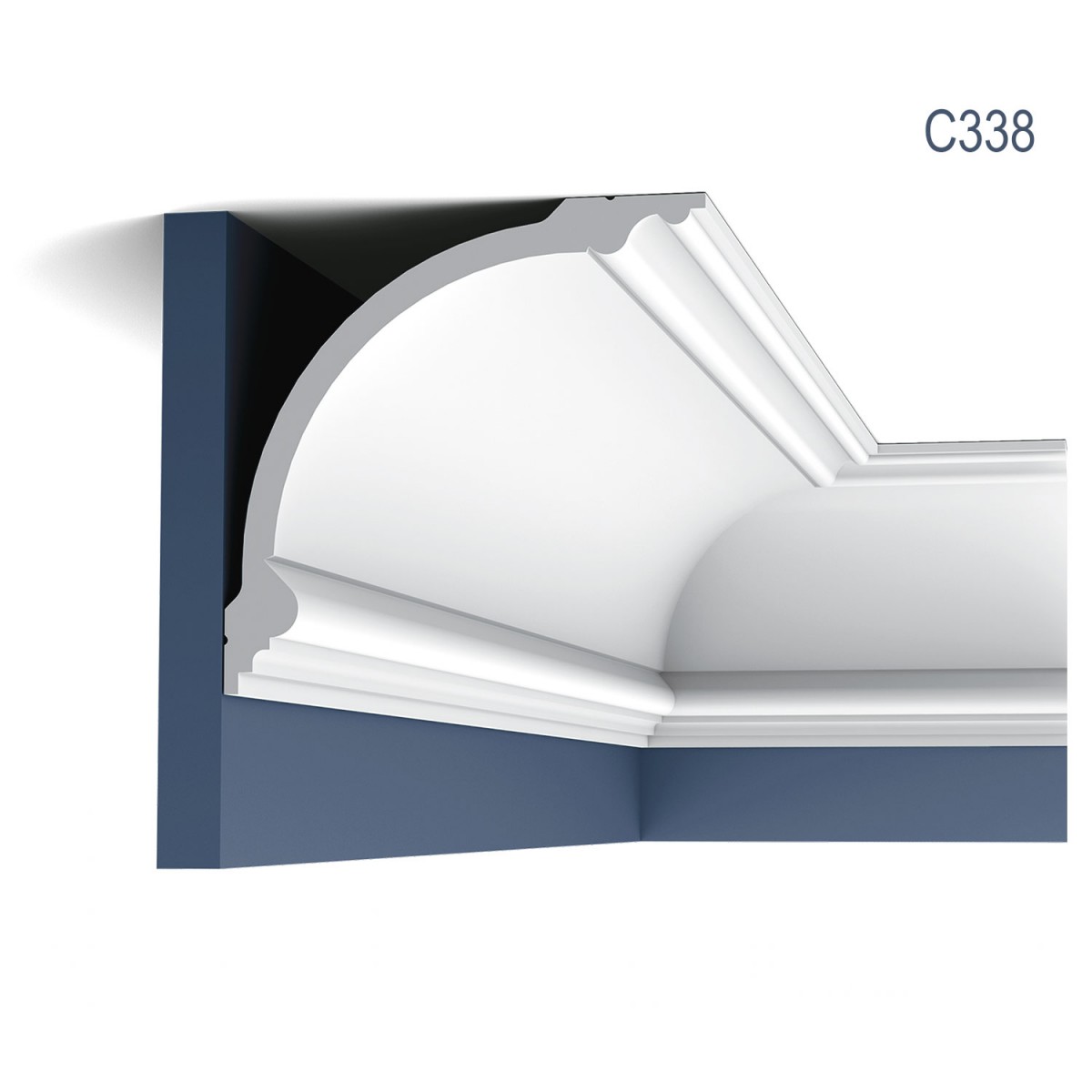 Cornisa Luxxus C338, Dimensiuni: 200 X 18.4 X 18.4 cm, Orac Decor