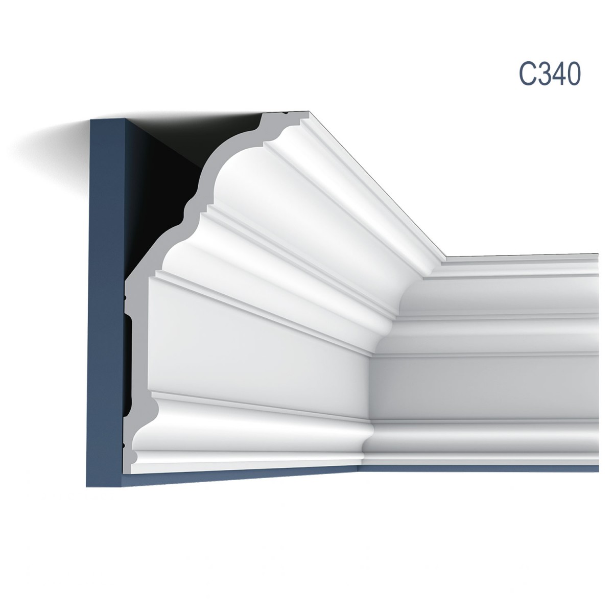 Cornisa Luxxus C340, Dimensiuni: 200 X 25.6 X 13.5 cm, Orac Decor