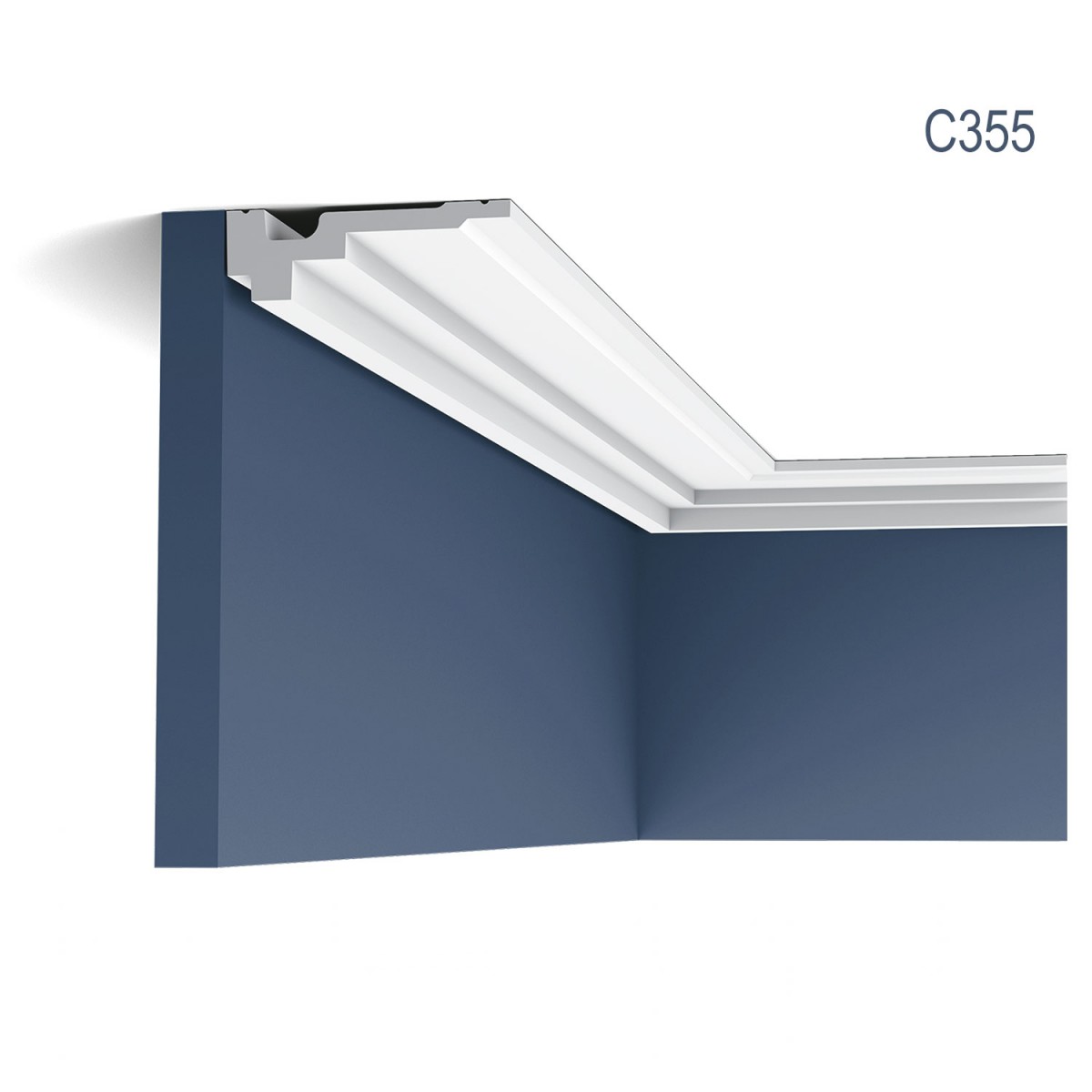 Cornisa Luxxus C355, Dimensiuni: 200 X 3.5 X 11.1 cm, Orac Decor