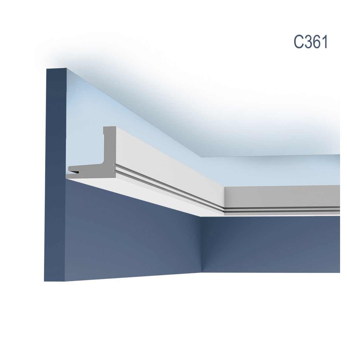 Cornisa Luxxus C361, Dimensiuni: 200 X 5 X 5 cm, Orac Decor