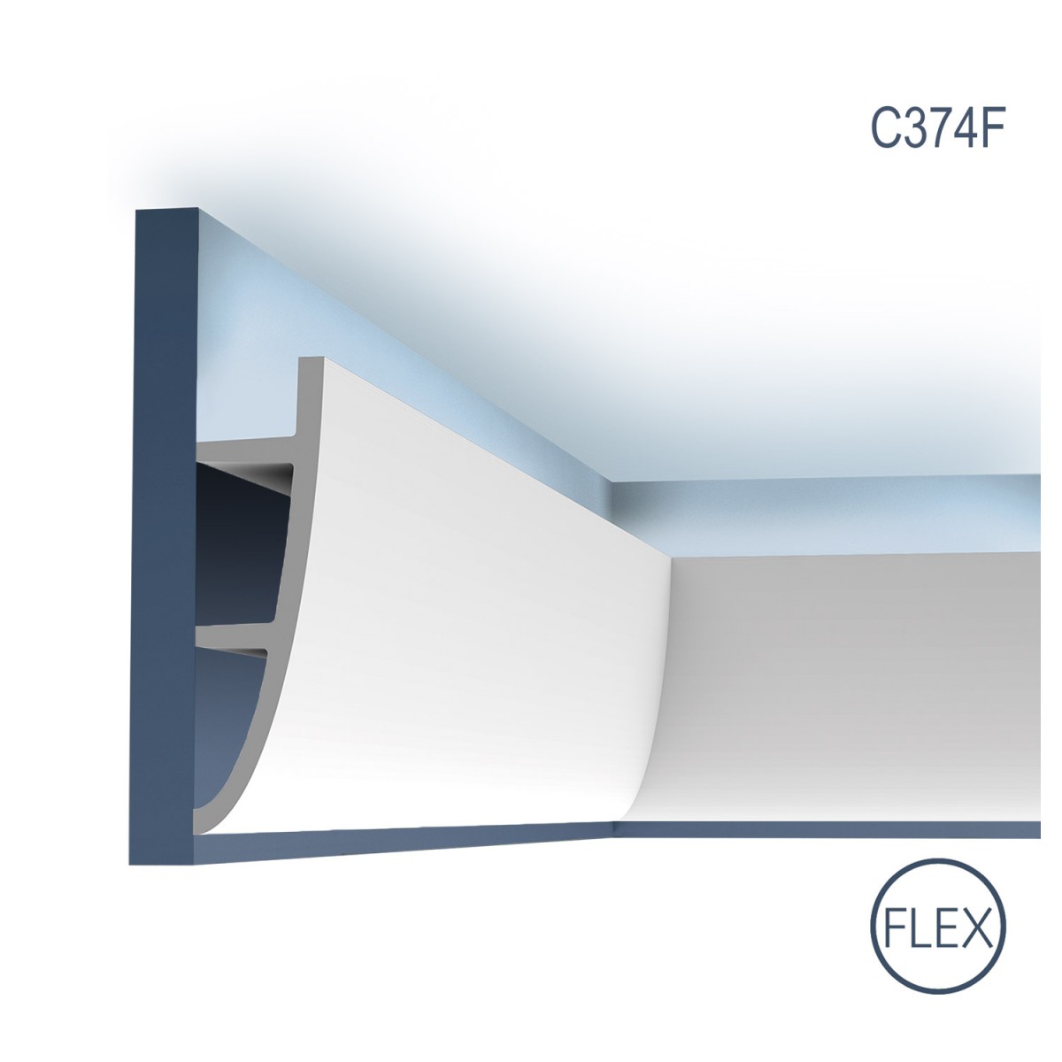 Cornisa Ulf Moritz C374F, Dimensiuni: 200 X 18 X 5 cm, Orac Decor