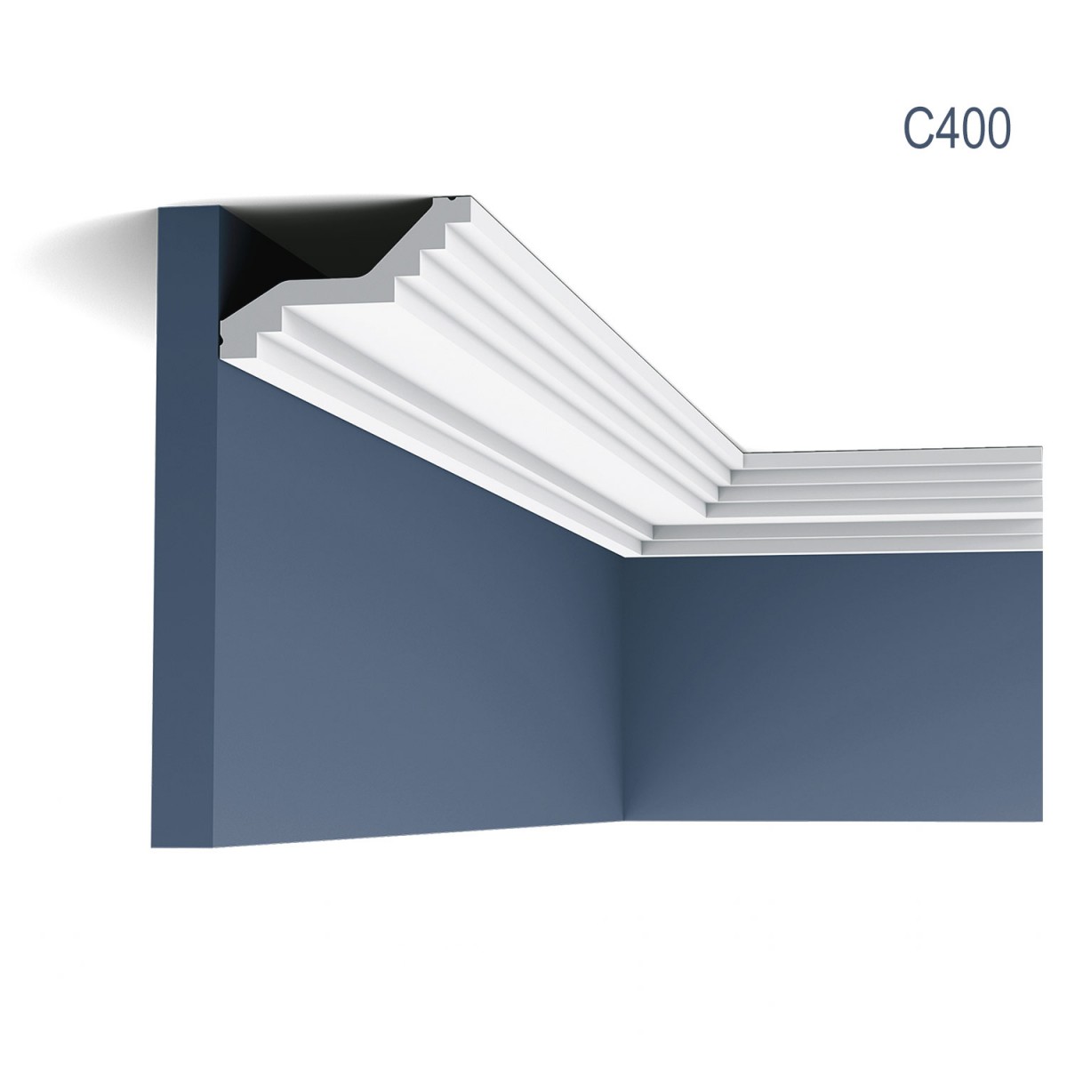 Cornisa Luxxus C400, Dimensiuni: 200 X 6 X 10 cm, Orac Decor