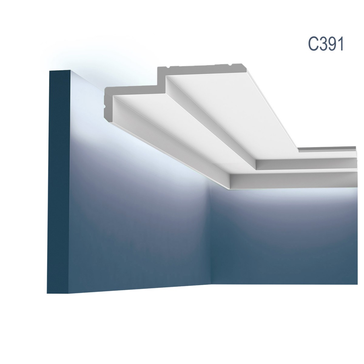 Cornisa Modern C391, Dimensiuni: 200 X 6 X 16 cm, Orac Decor